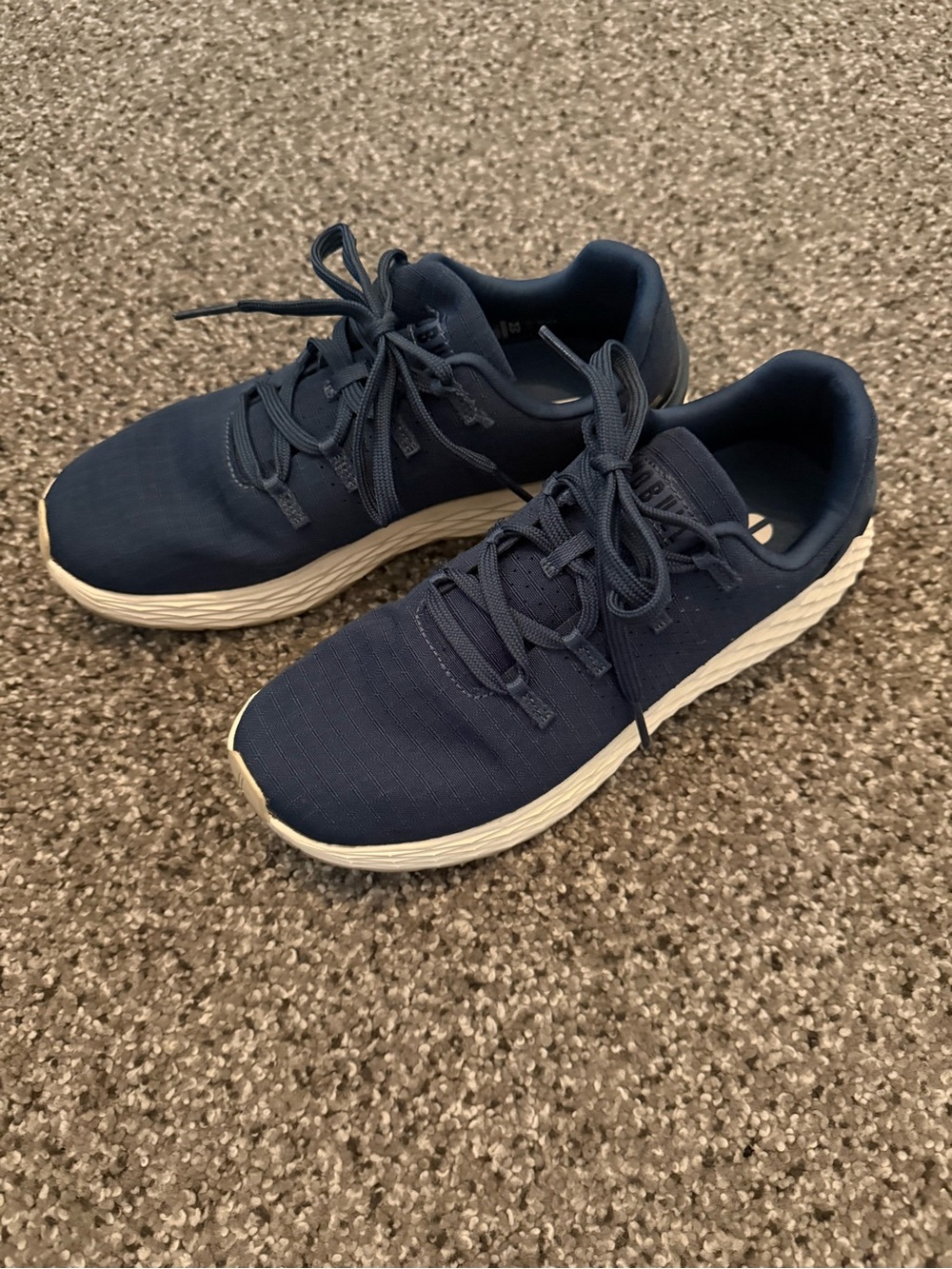 NOBULL Navy Athletic Trainers with Off-White Soles